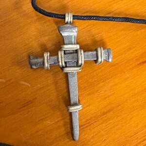 Nail Cross Pendant